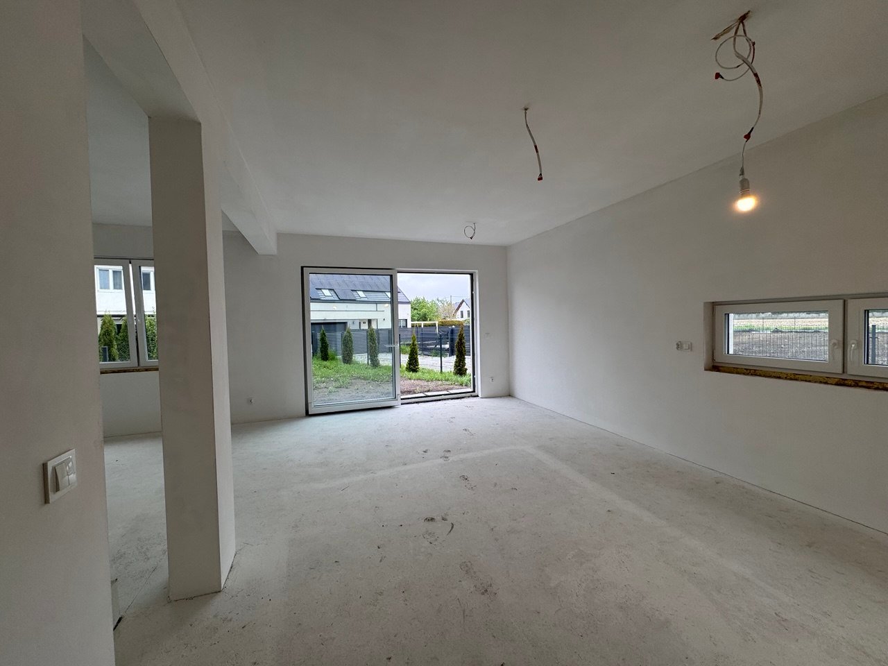 Salon – drzwi tarasowe, przestrzeń dzienna